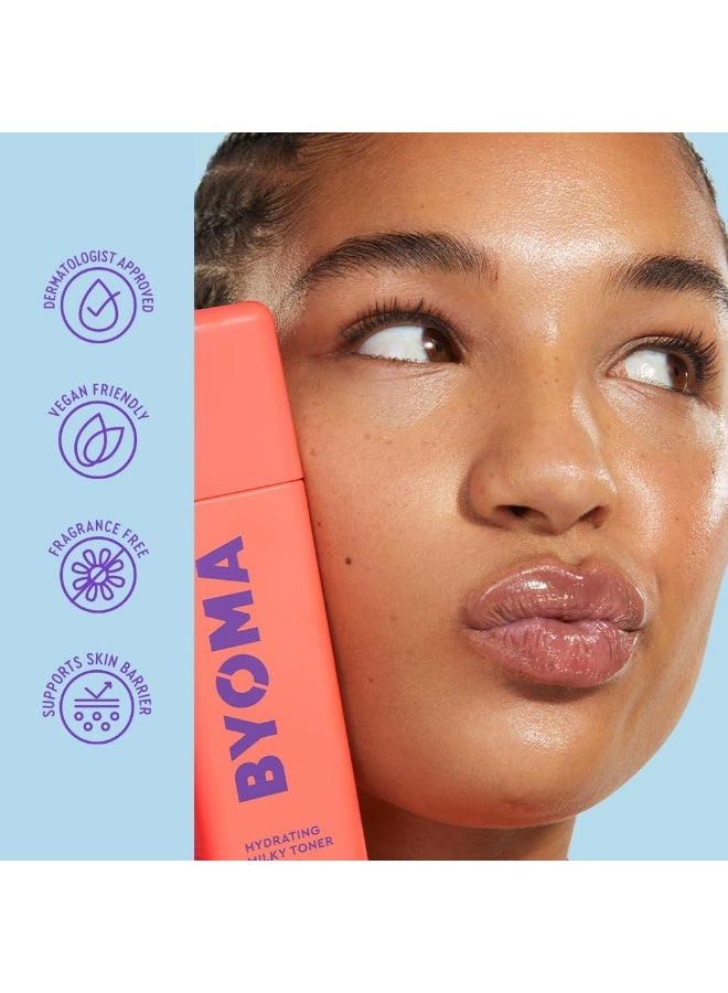 BYOMA Hydrating Milky Toner (150ml) for Dry Skin, Ultra Hydrating Toner for Face - Soothes Skin, Locks in Moisture, Reduces Redness - Barrier Repair, Vegan - Image 5